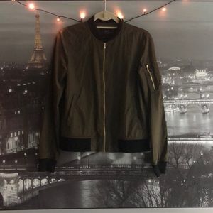 Nylon Bomber Jacket